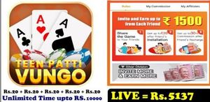 Vungo Teen Patti How Much Commission Can You Earn For 1 Referrer