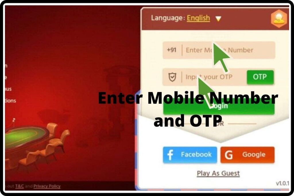 How To Sign Up on Teen Patti One