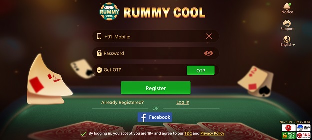 How To Register In Rummy Cool App