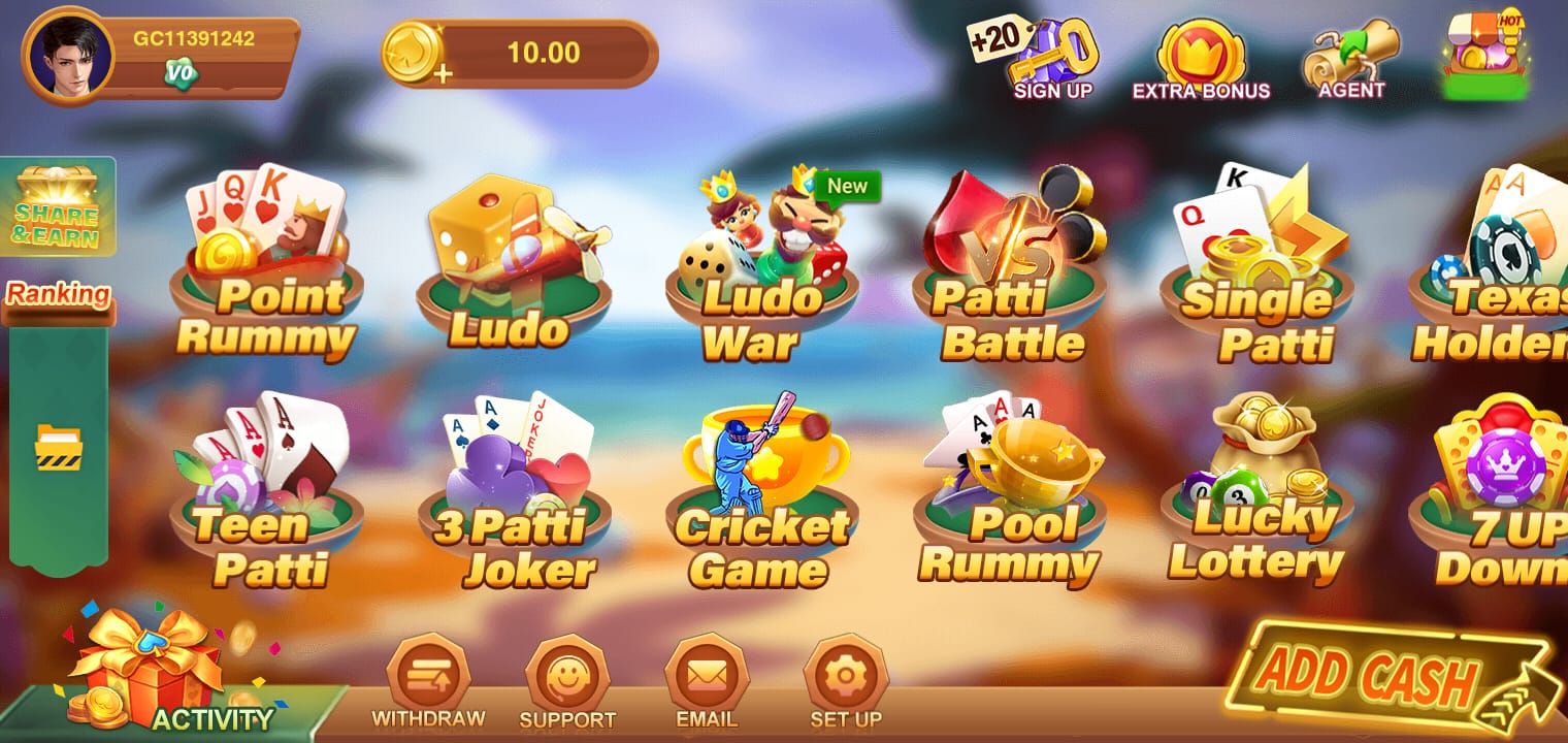 Available Game IN Rummy GodCow App, God Cow Teen Patti