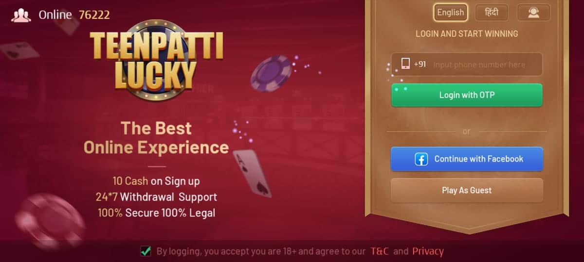 How To Register In Teen Patti Lin App