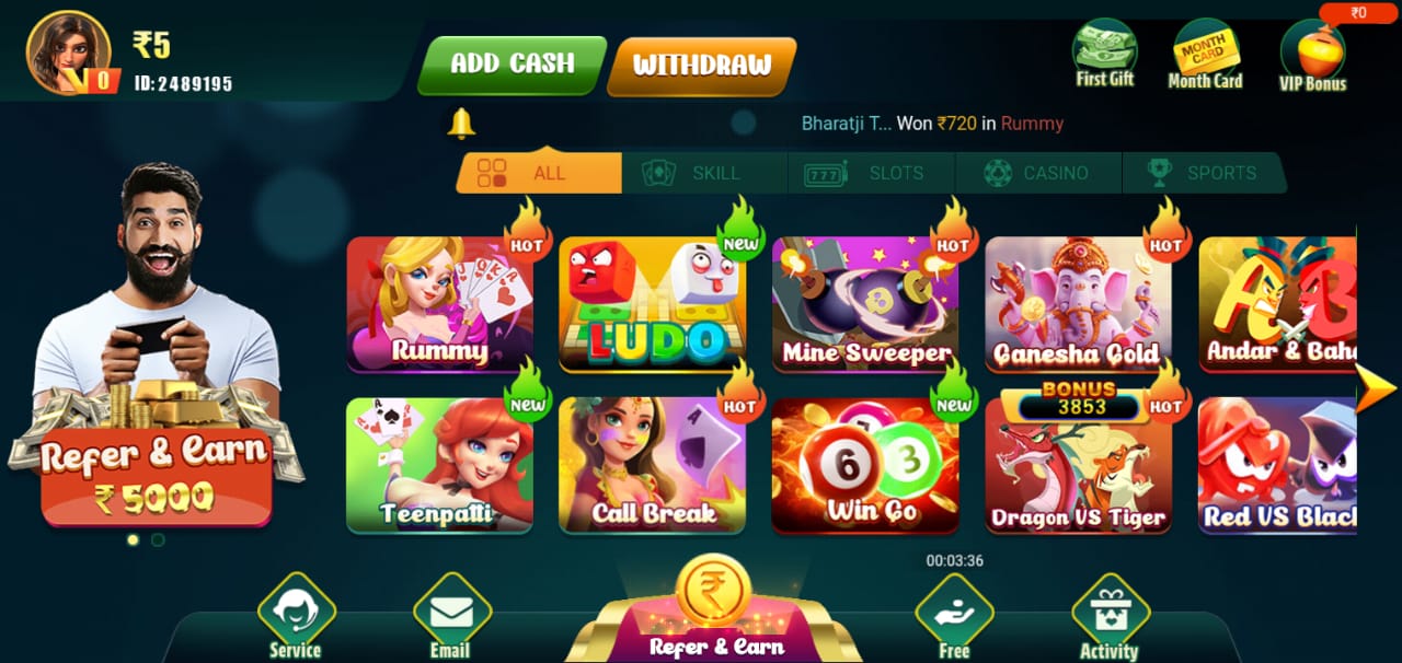 Available Game IN Rummy Bros, This App Game Are You Can Play
