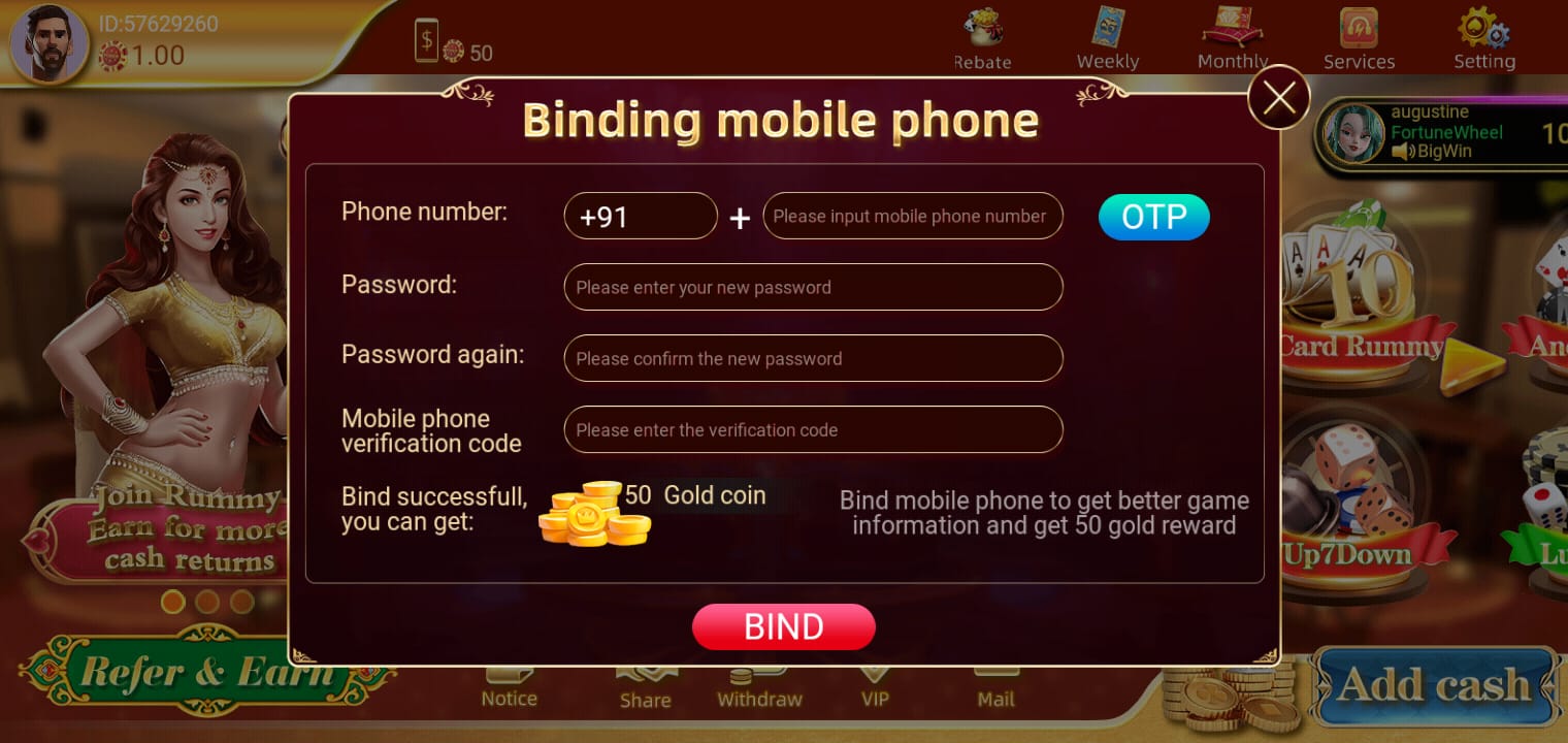 How To Create Account IN Rummy Earn Apk