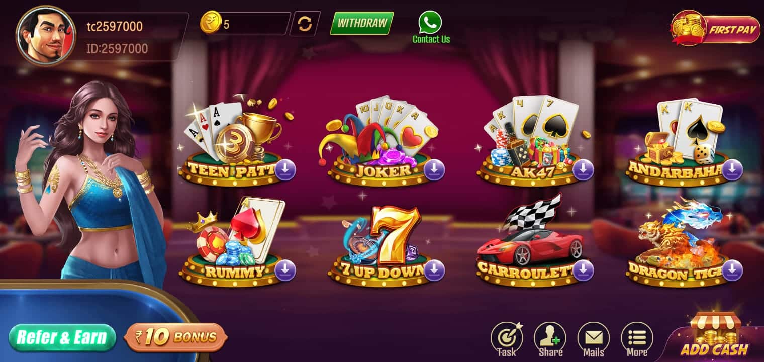 How To Play Game IN Trip Teen Patti APK
