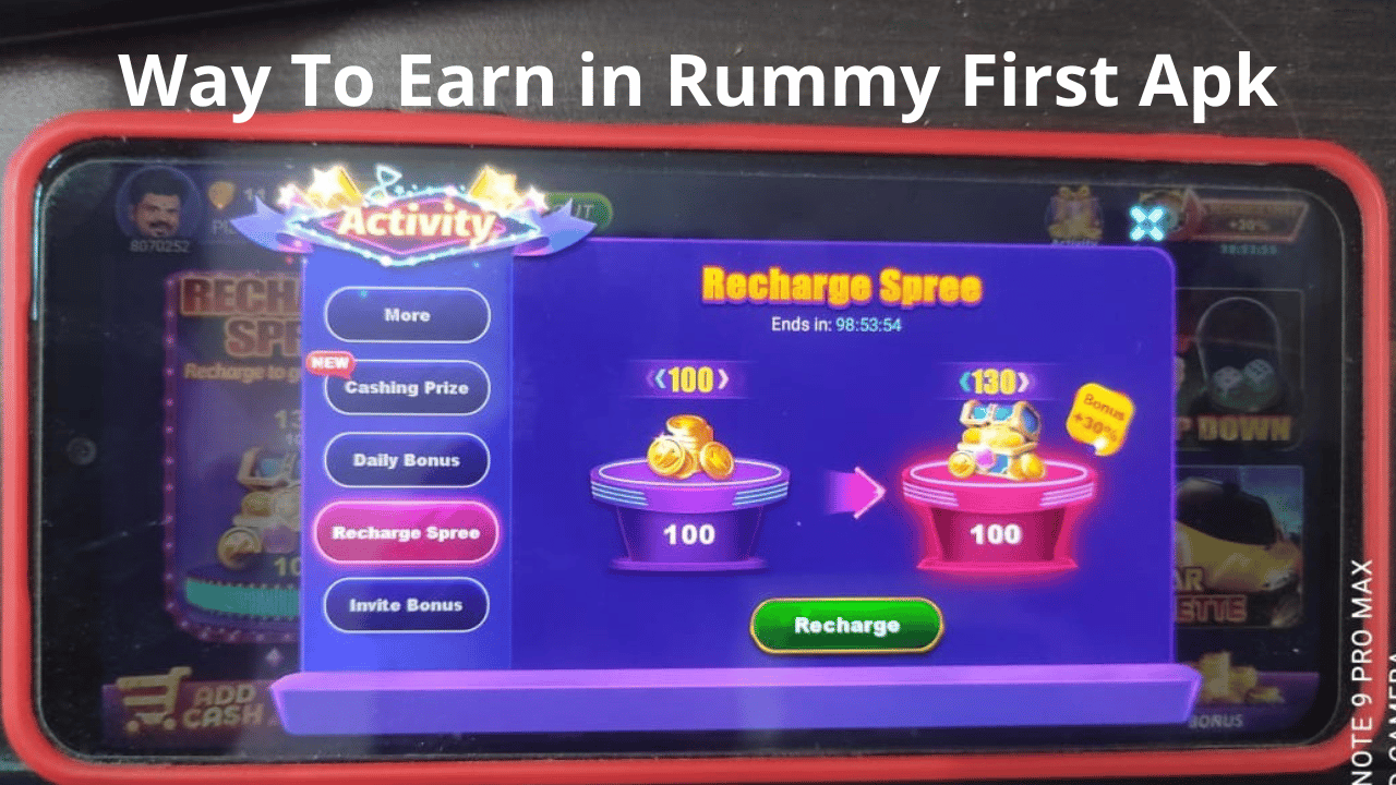Way To Earn in Rummy First Apk